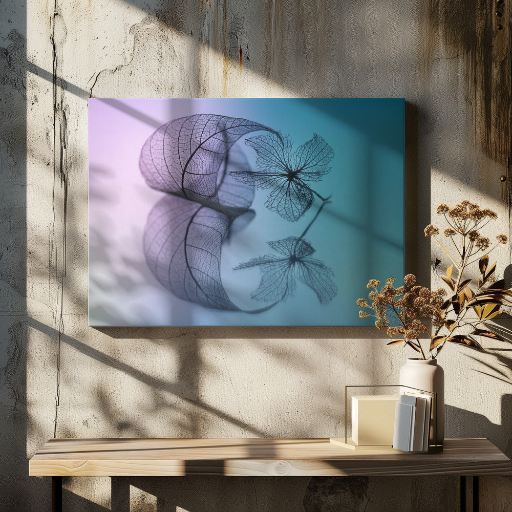 Story of leaf and flower | Canvas