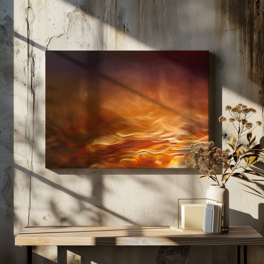 Burning water | Canvas