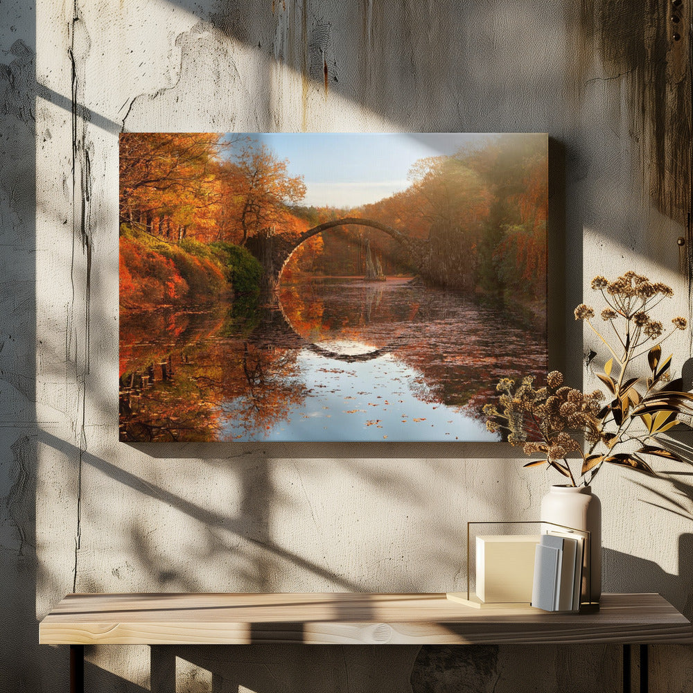 Autumn lake | Canvas