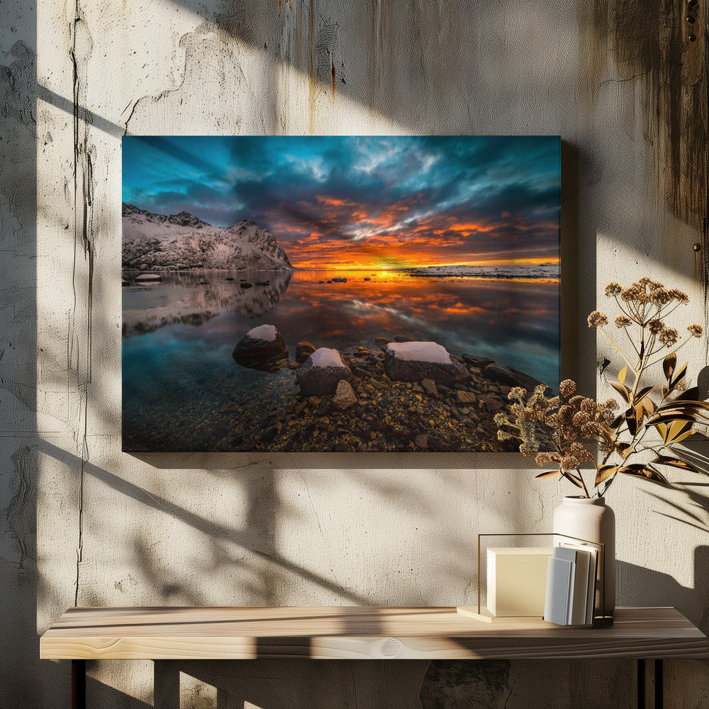 sky on fire | Canvas