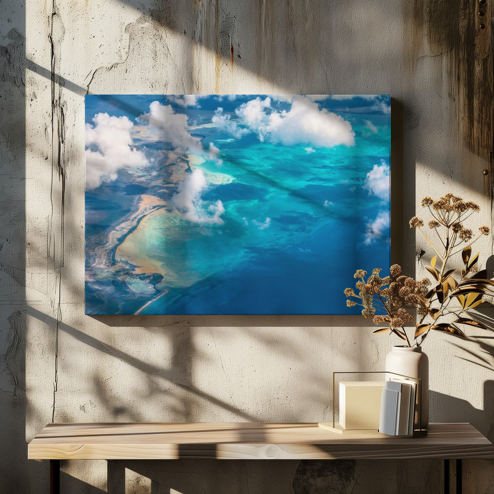 Sand Beach meets ocean | Canvas