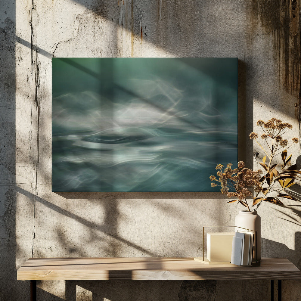 Northern winter lights | Canvas