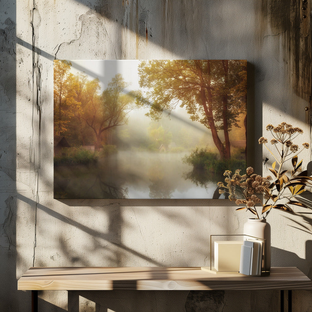 Foggy Autumn | Canvas