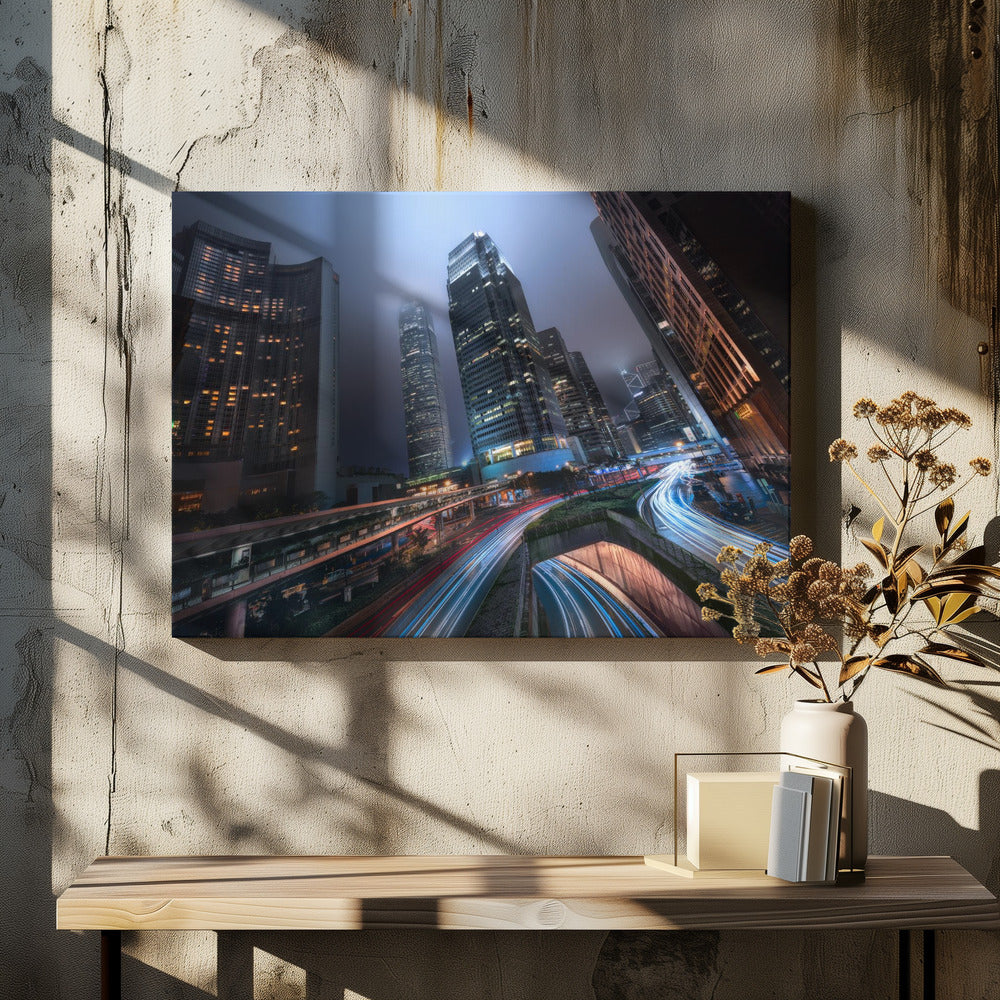 Hong Kong City Lights | Canvas