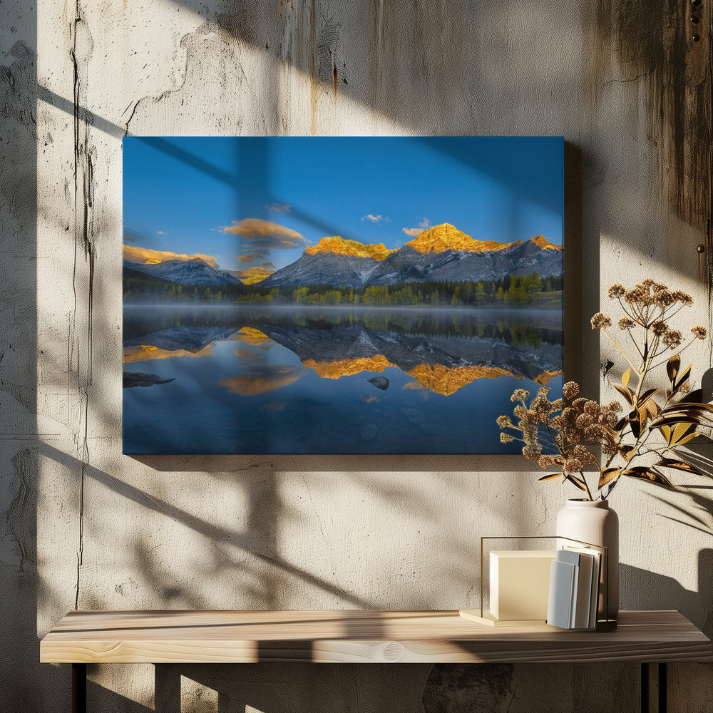 A Perfect Morning in Canadian Rockies | Canvas