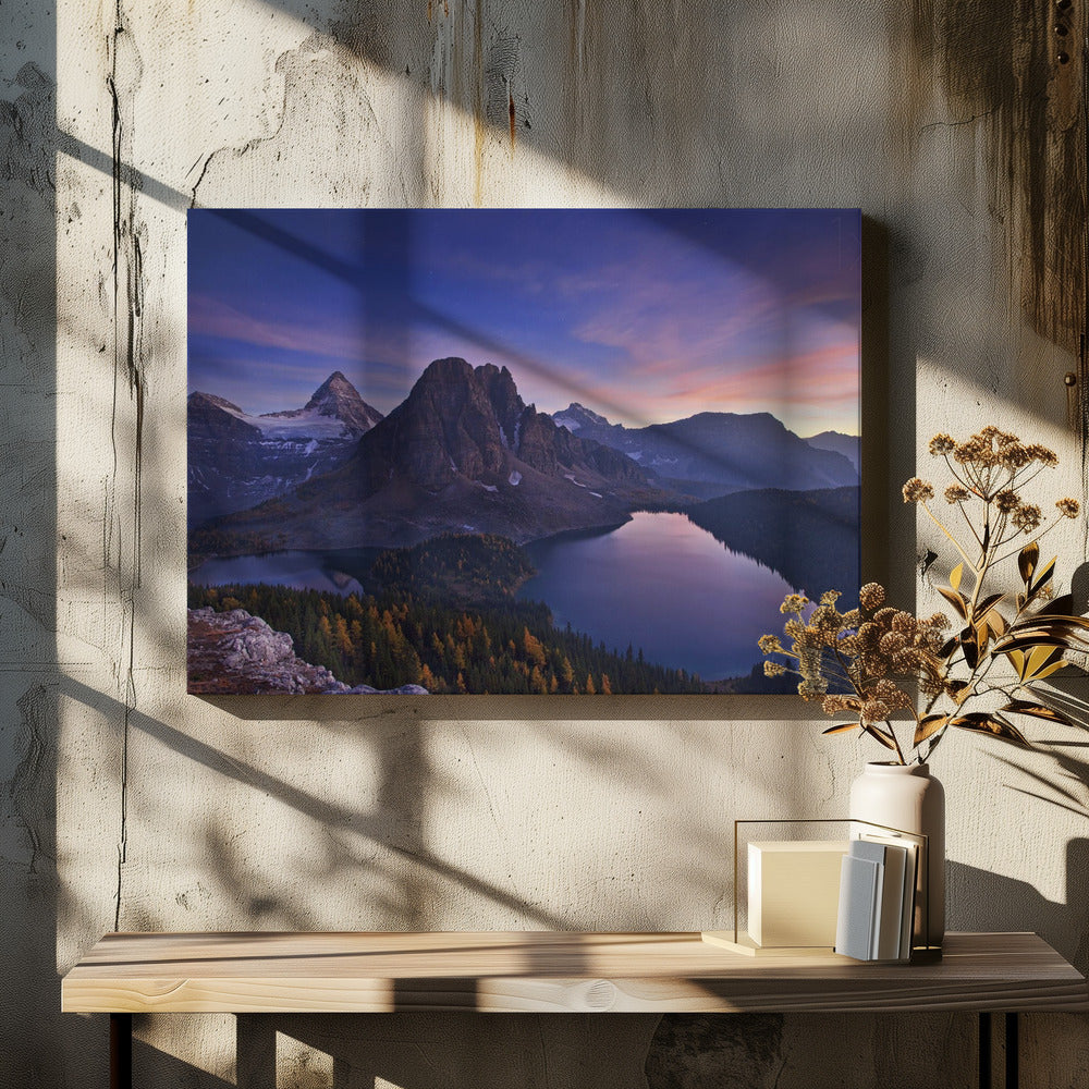 Twilight at Mount Assiniboine | Canvas