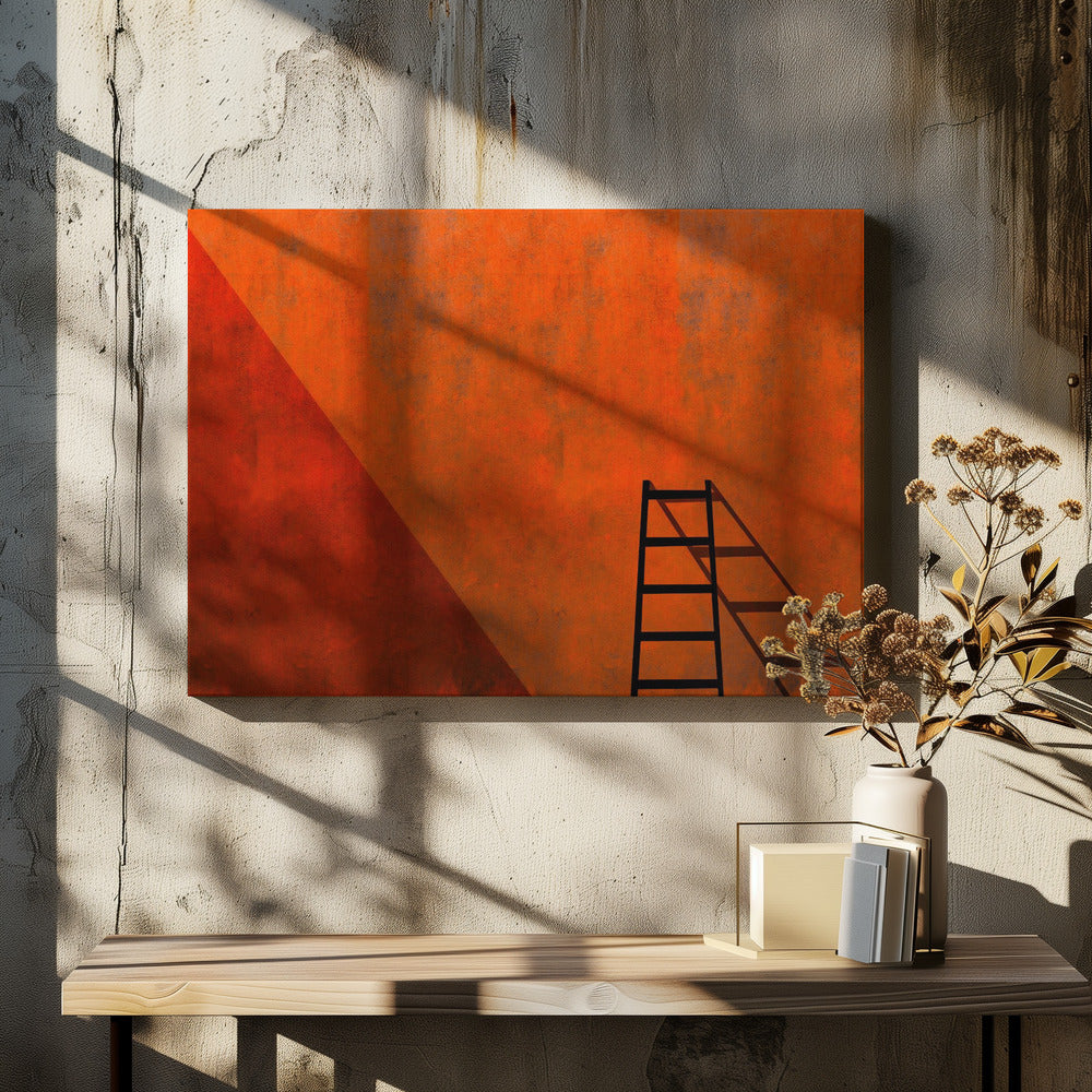 A ladder and its shadow | Canvas