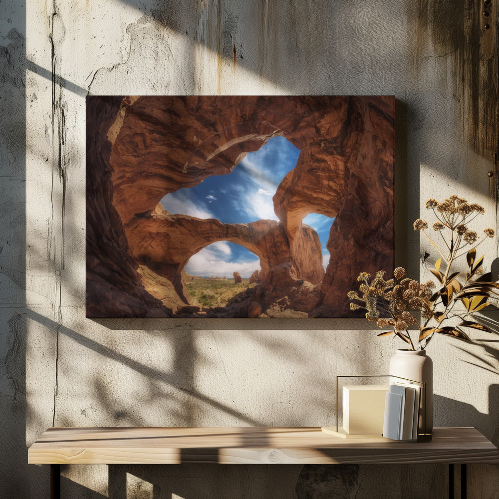 Double arch. | Canvas