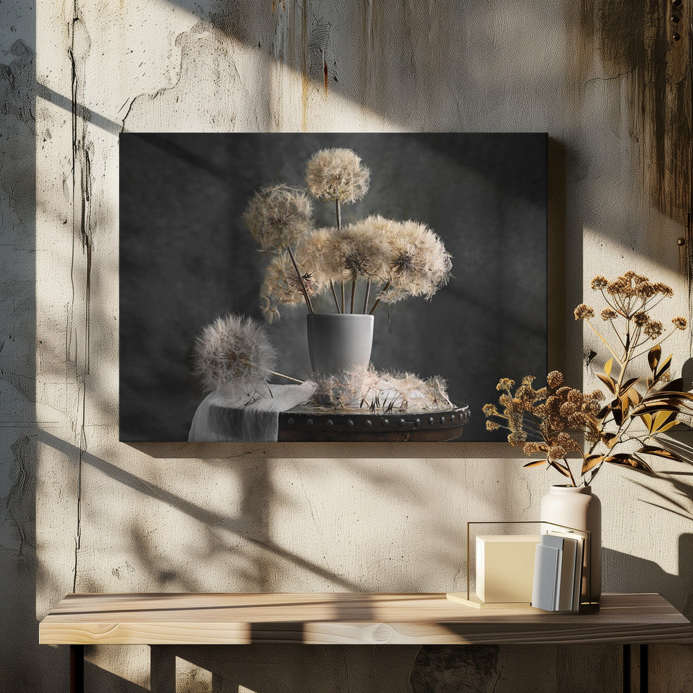 Dandelion Seed Pod | Canvas