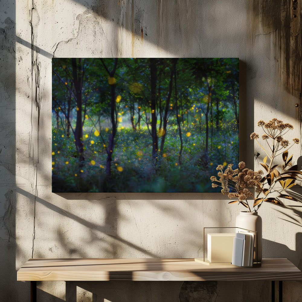 Magic fireflies | Canvas