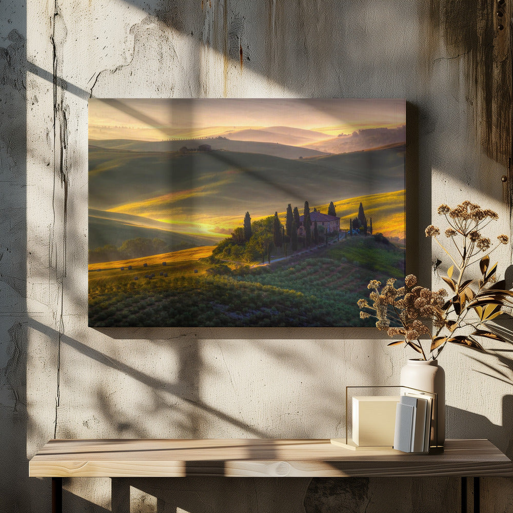 Of green and gold | Canvas