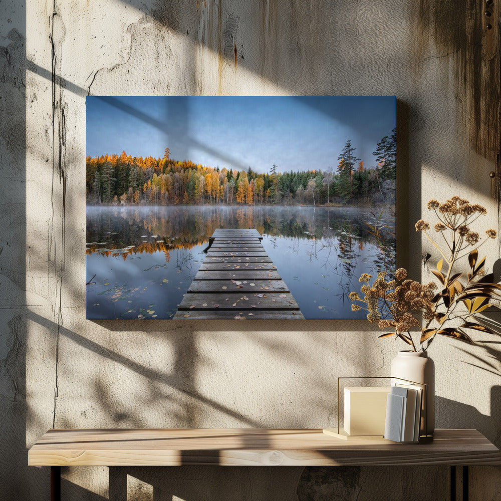Autumn pier | Canvas
