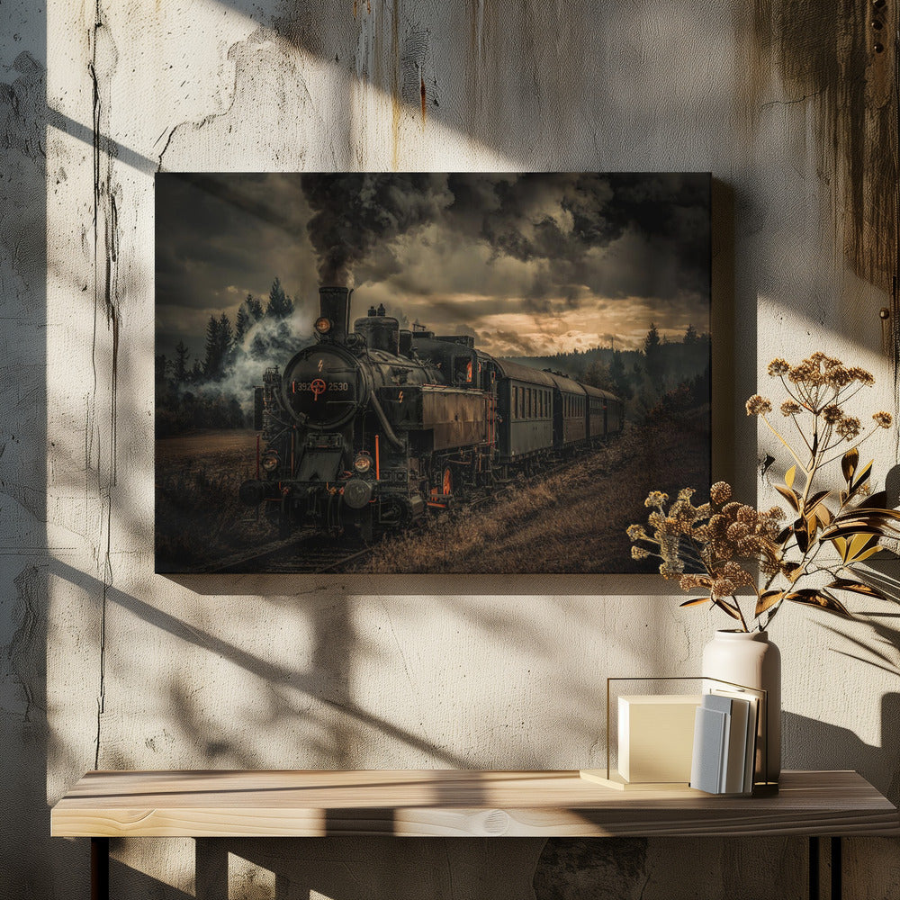 Gold digger train | Canvas