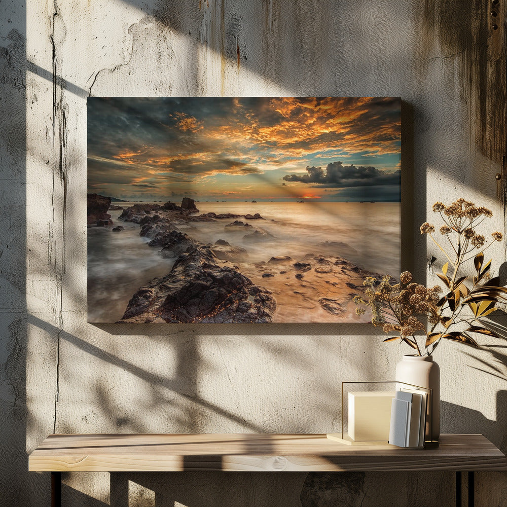 Angry Beach | Canvas