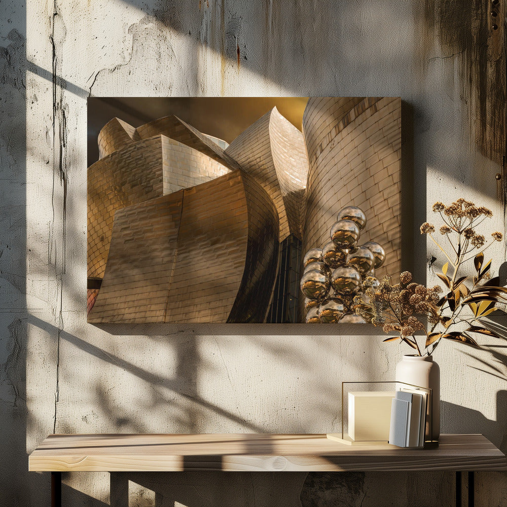 Reflections on spheres (Serie Guggenheim Bilbao) | Canvas