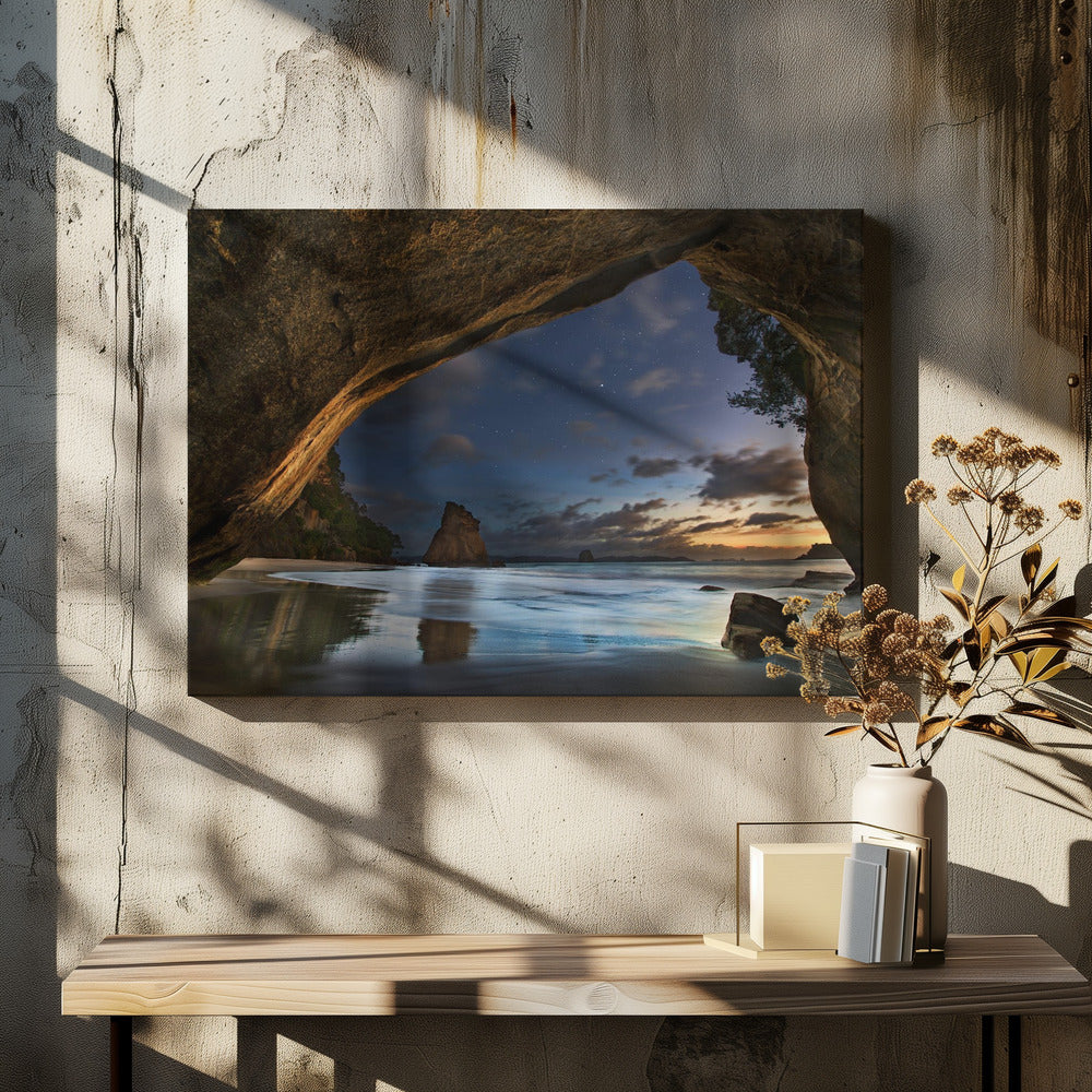 Cathedral Cove | Canvas