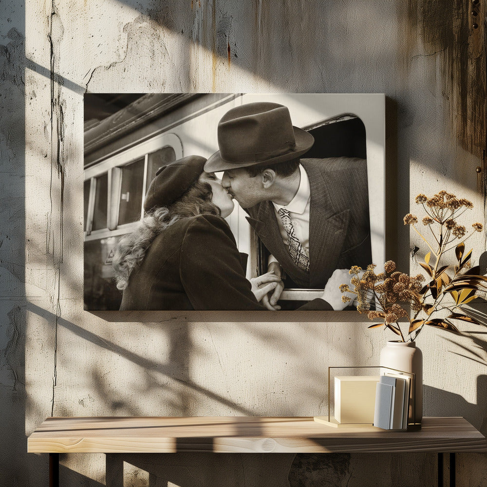 The Goodbye Kiss | Canvas