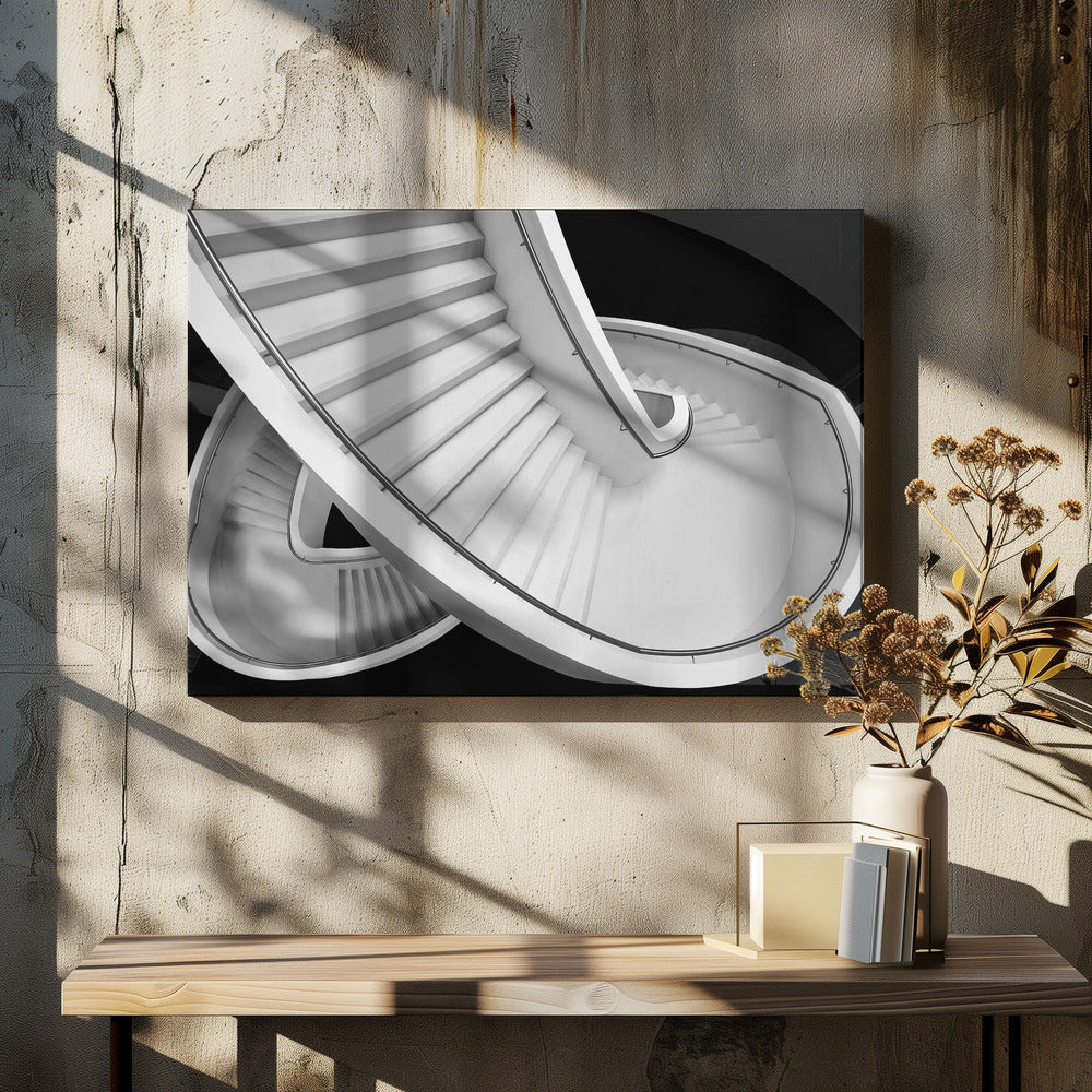 B&amp;W staircase | Canvas