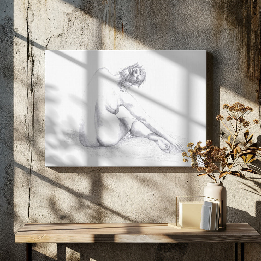 Sketch of a Woman | Canvas