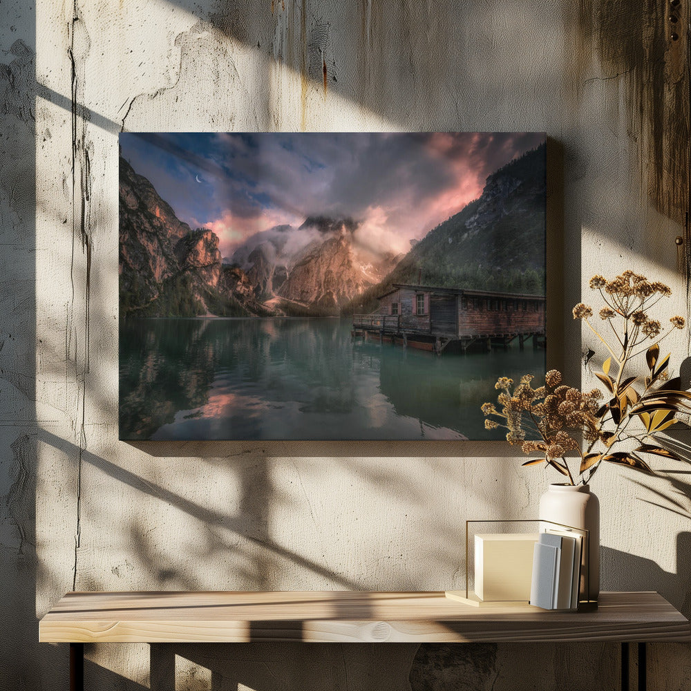 Lago di Braies, Dolomites | Canvas