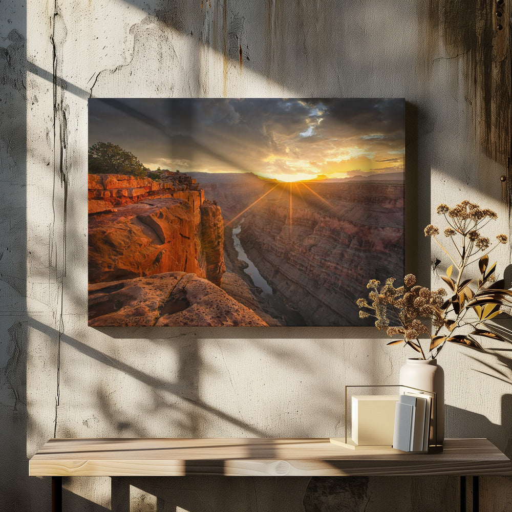 Sunrise Over The Grand Canyon | Canvas