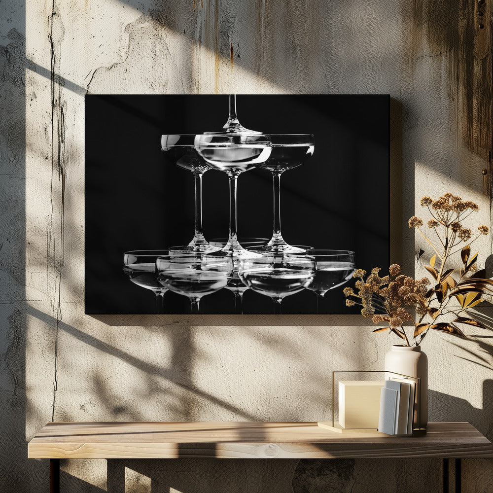 Champagne tower_10 | Canvas