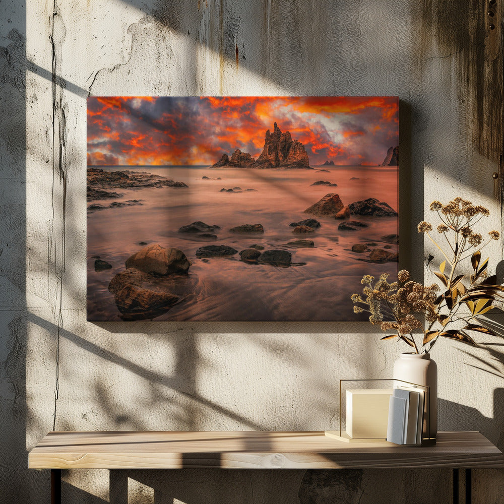 Canary Sunset | Canvas