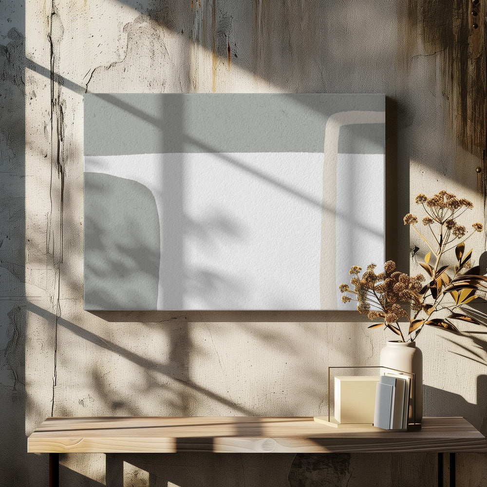 Muted Geometric Forms | Canvas