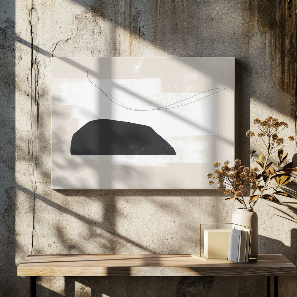 Black Geometric Shapes | Canvas