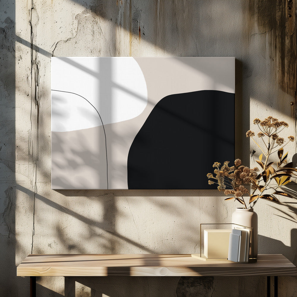 Black And White Shapes | Canvas