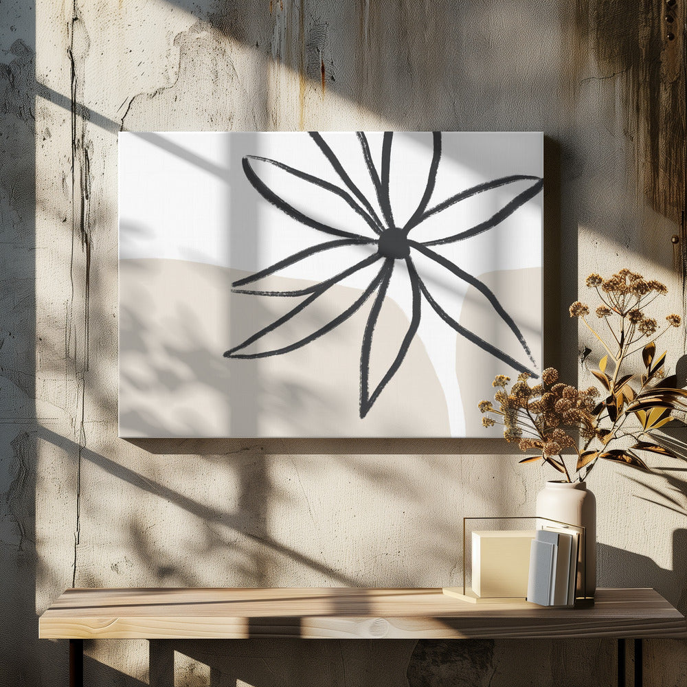 Flower and Cream | Canvas