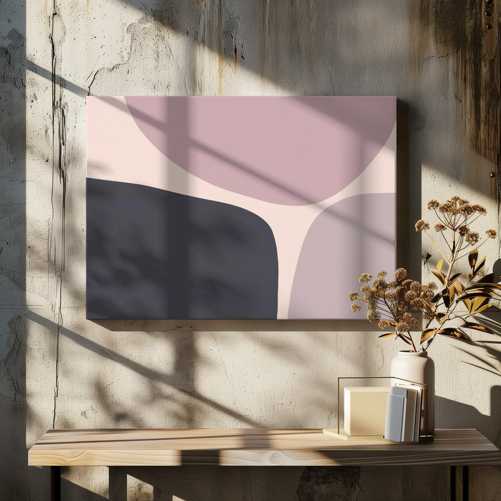 Organic Shapes In Muted Tones | Canvas