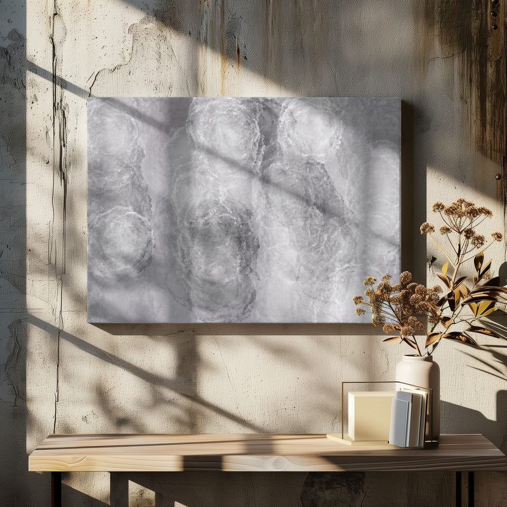 Monochrome Marble Texture | Canvas
