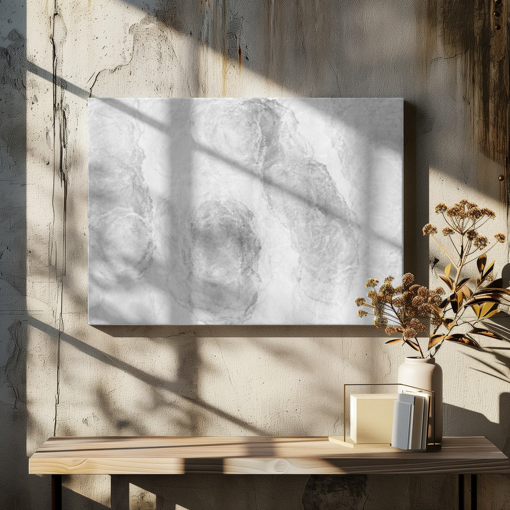 Monochrome Marble Texture | Canvas