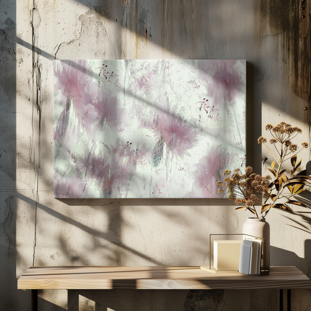 Floral wallpaper | Canvas