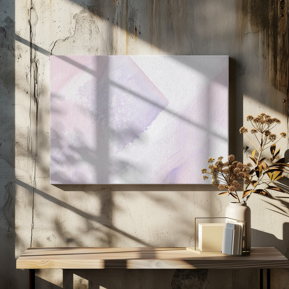 Brushstrokes of Purple and Pink | Canvas