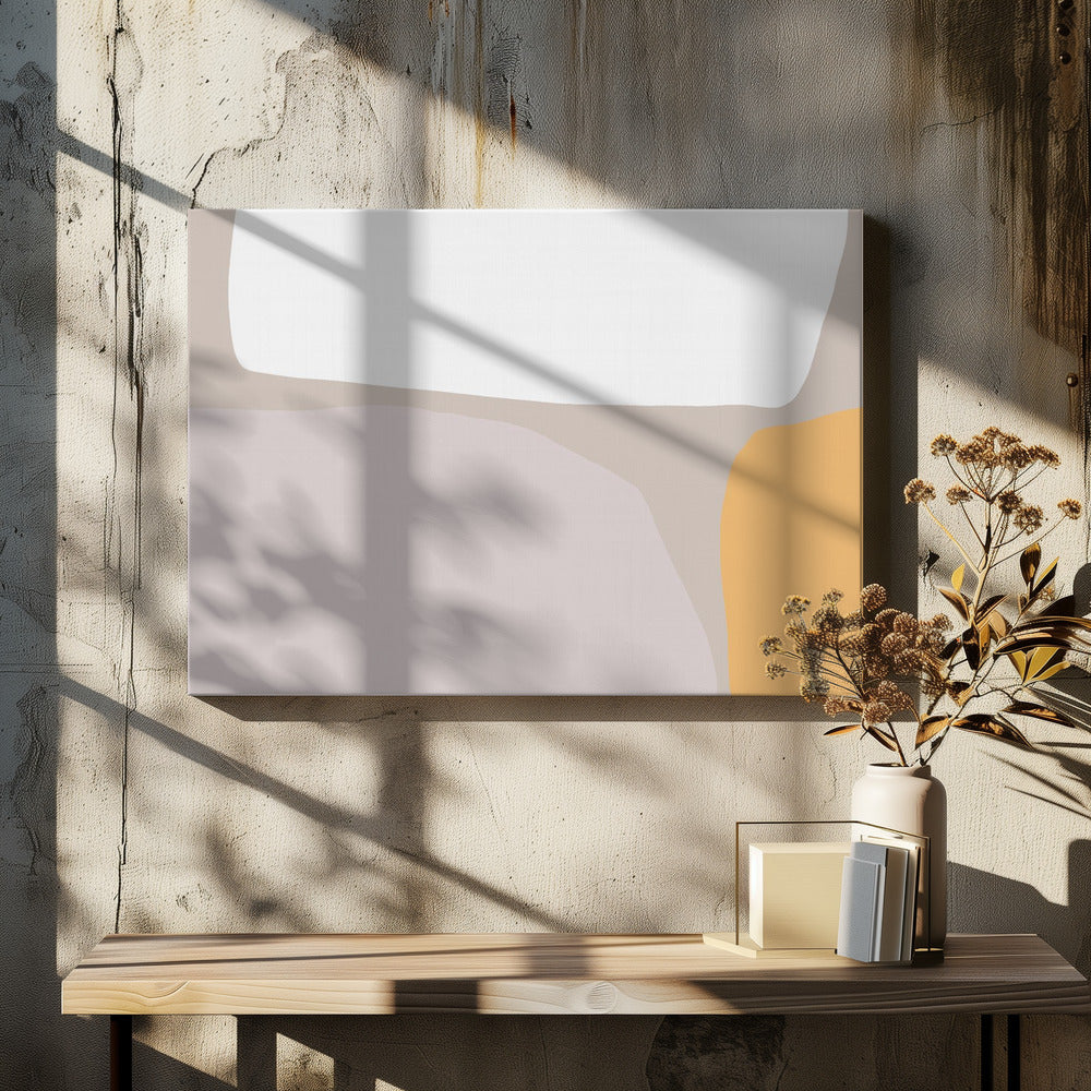 Soft Geometric Harmony | Canvas