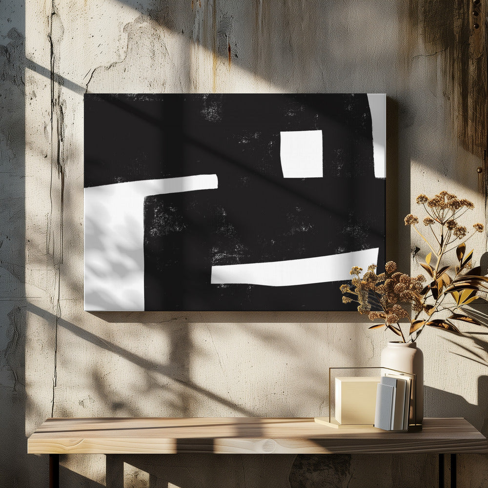 Monochrome Geometry | Canvas