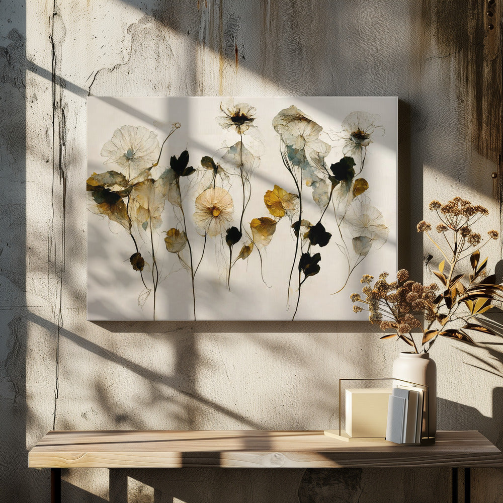 Beautiful Dry Flowers | Canvas