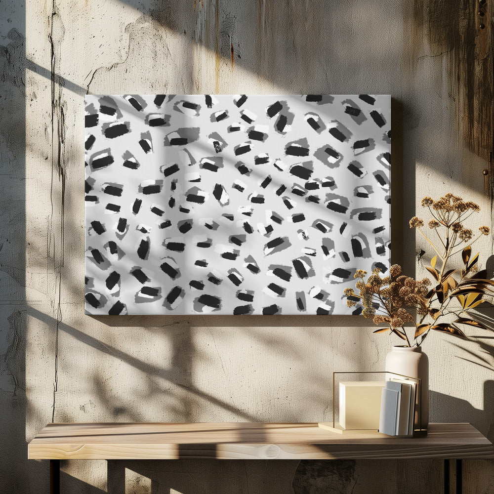 Monochrome Mosaic | Canvas