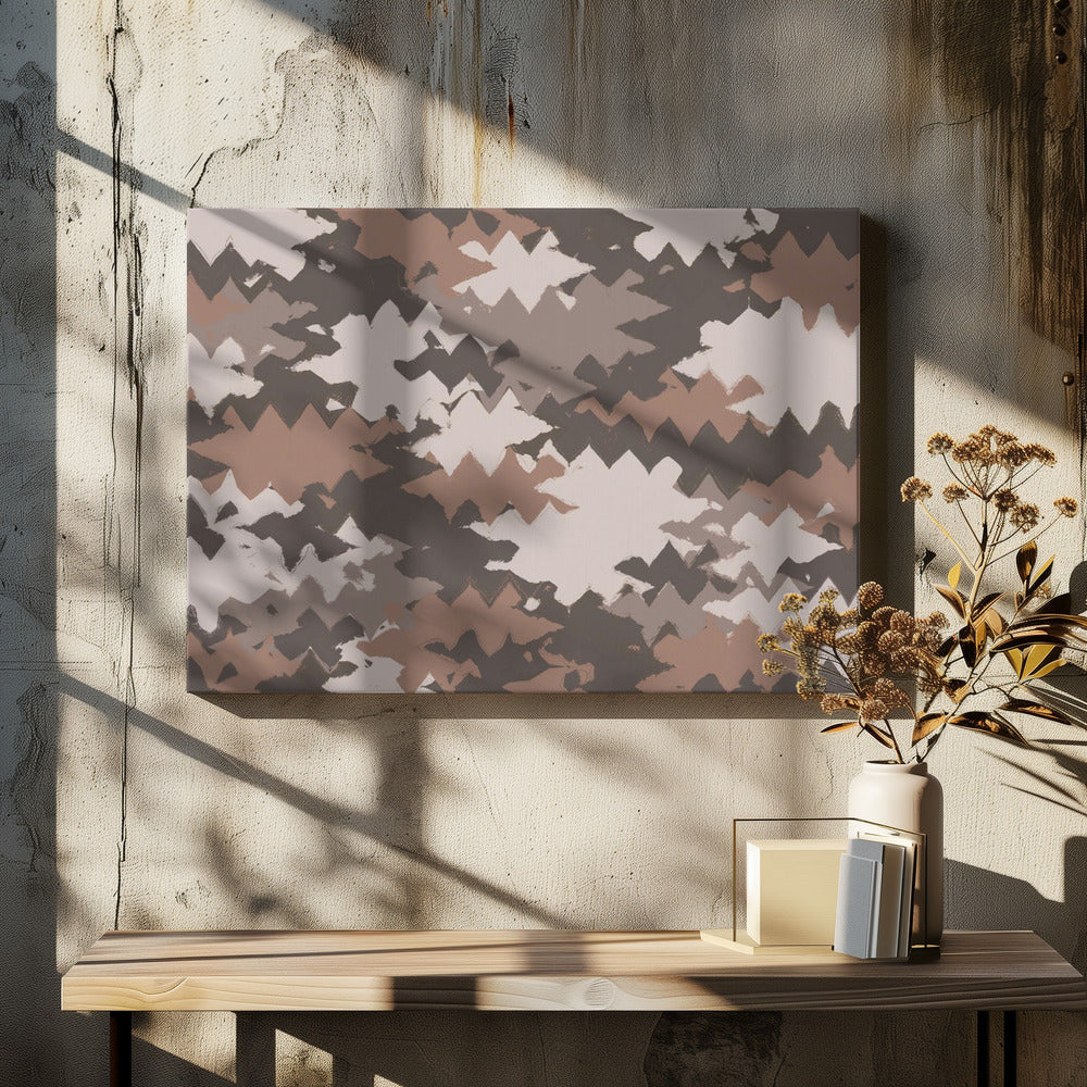 Zigzag Earth Tones | Canvas