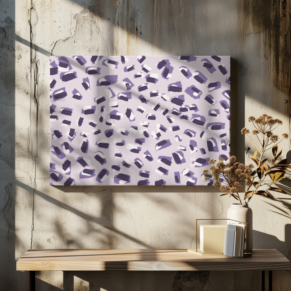 Purple Brush Dance | Canvas