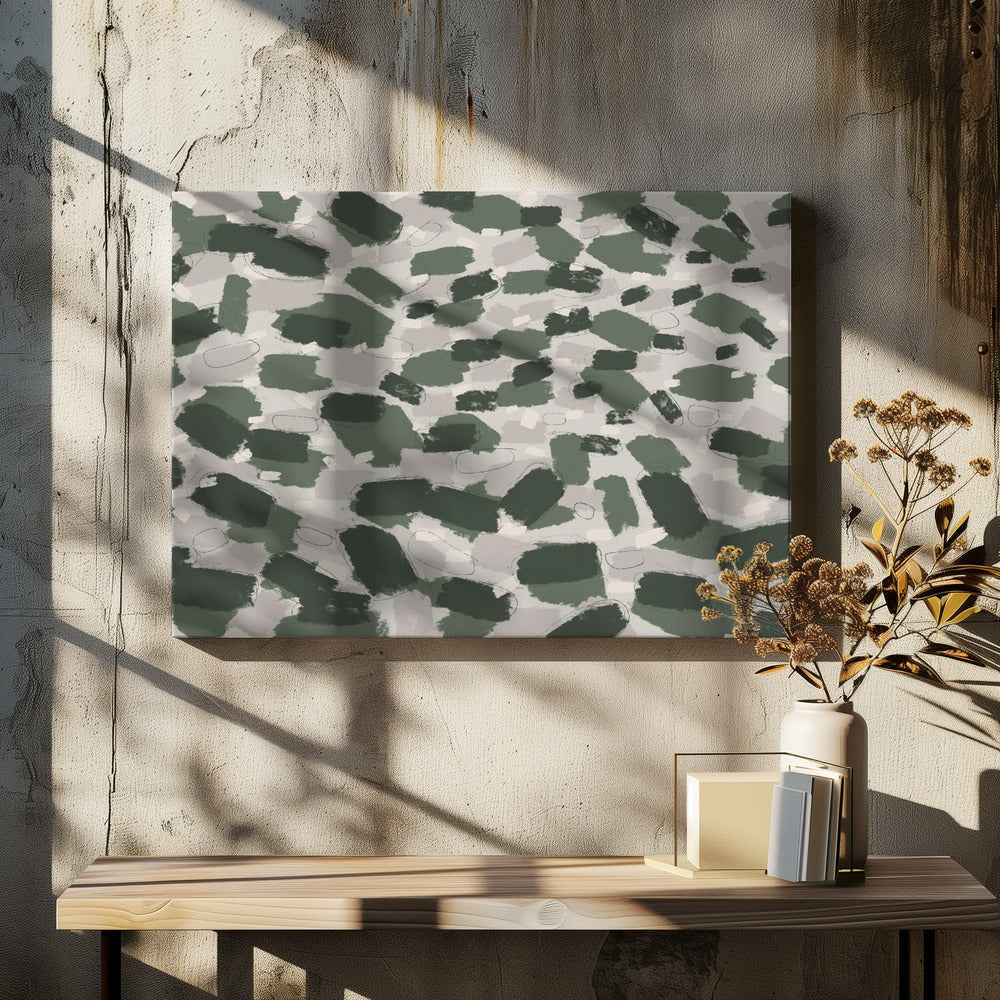 Muted Forest Brush | Canvas
