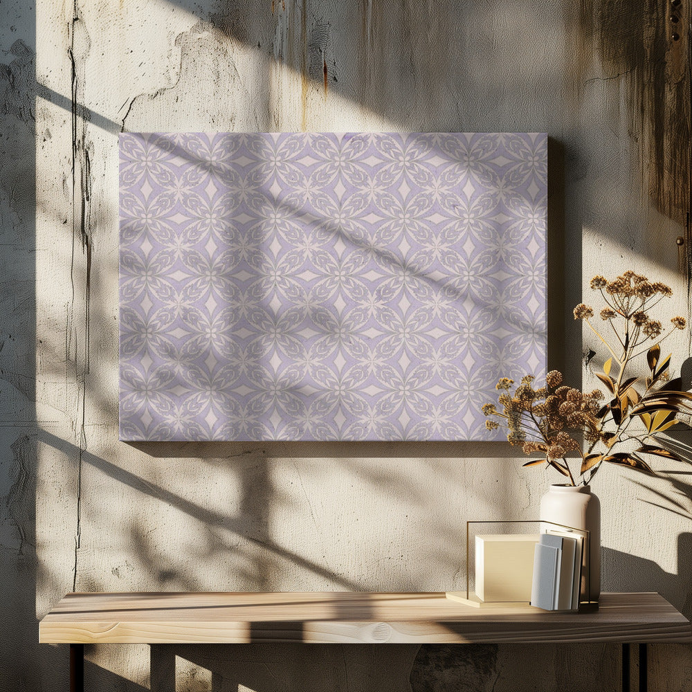 Lilac Harmony Pattern | Canvas