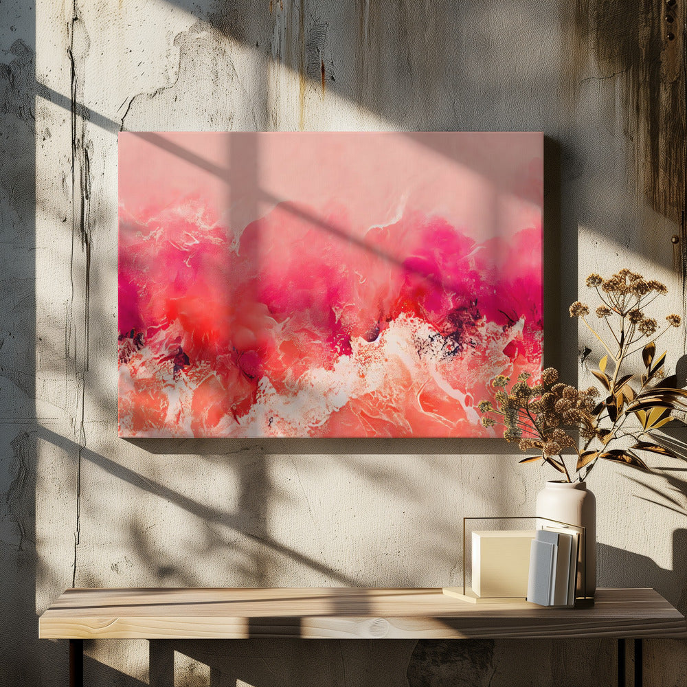 Crimson Horizon | Canvas