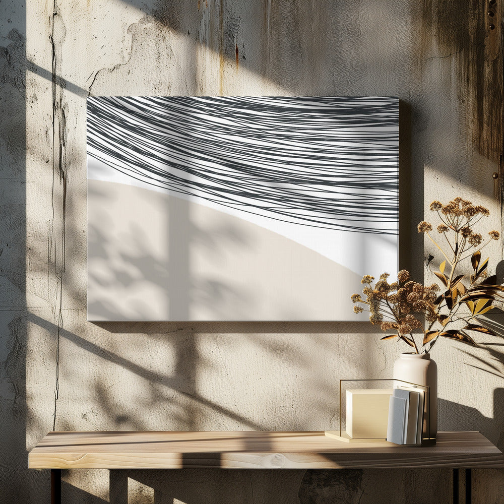 Curved Lines Harmony | Canvas