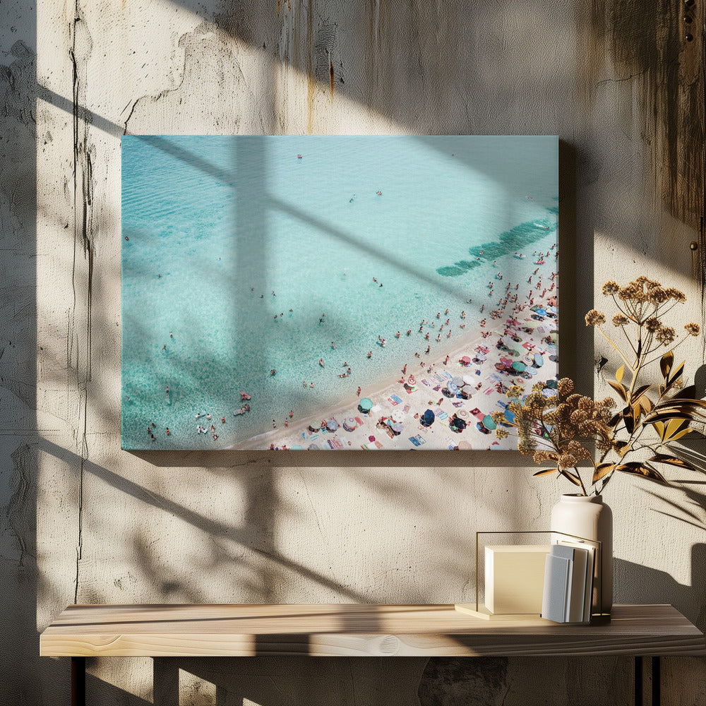 Busy Beach | Canvas