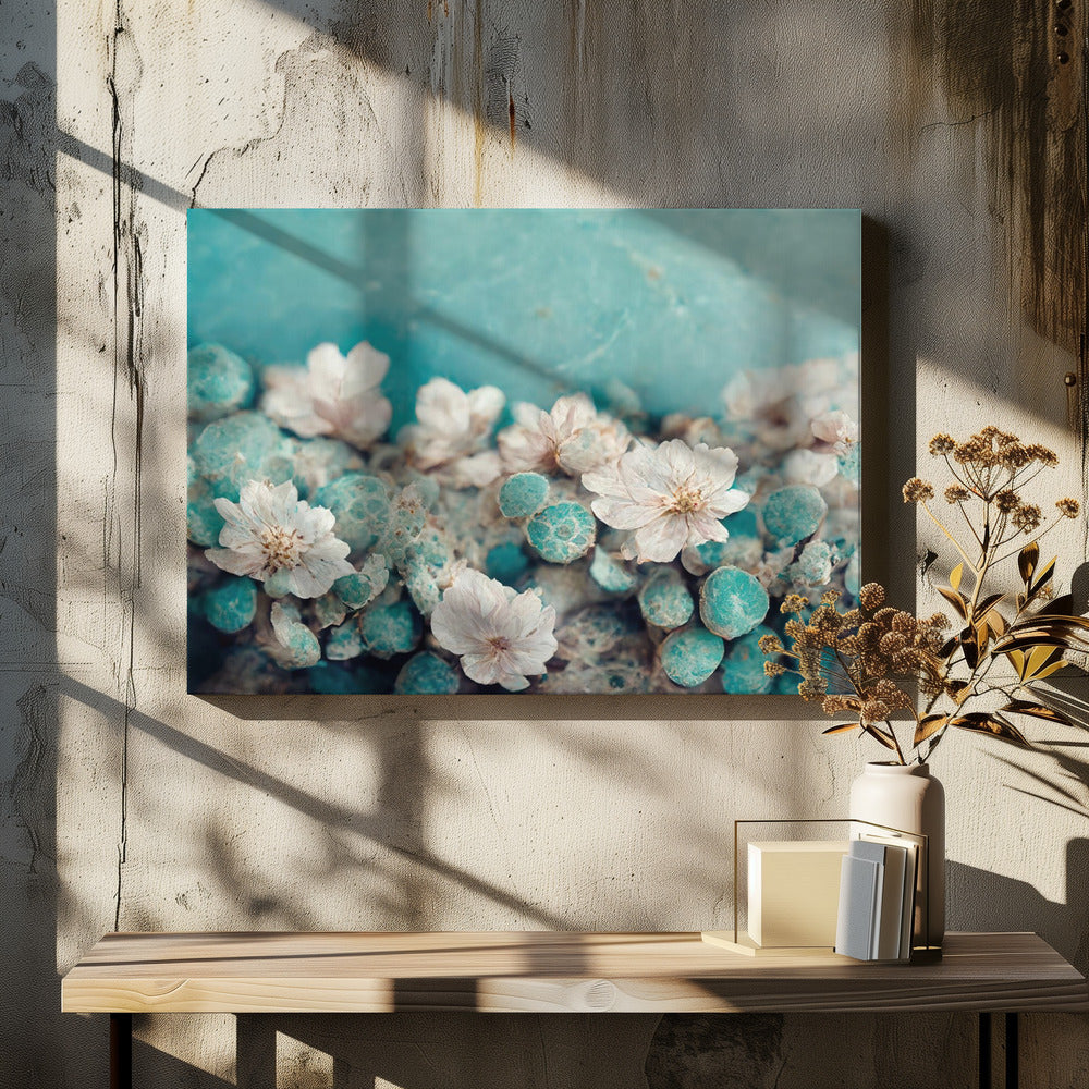 Aqua Blossom Dream | Canvas
