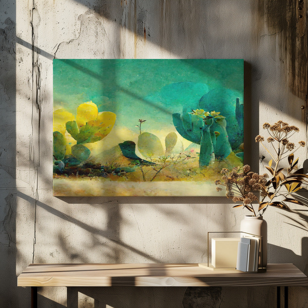 Desert Bloomscape | Canvas