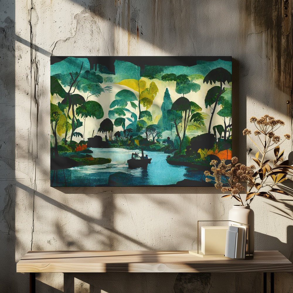 Jungle River Cruise | Canvas